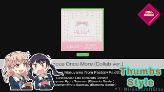 [Bandori - Pasupare x ClariS] Luminous Once More - Normal (Lyrics + Thumbs Gameplay) - Full Combo