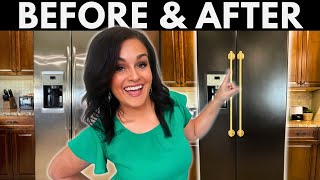 Insane Fridge Makeover: From Tired to a $10,000 High End DIY Dupe!