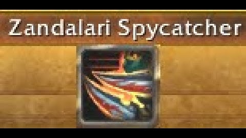 Achievement: Zandalari Spycatcher, Showing/telling how to do it in Nazmir (Horde), WoW