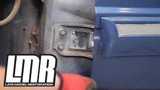 Fox Body Mustang Lower Door Hinge Tension Spring Install  (8393)