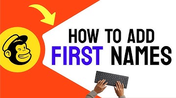How to ADD First Name in Mailchimp Emails (Step by Step) 2025