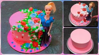 How To Make Barbie Doll Cake | Beautiful Doll Cake Decorating Ideas | Princess Doll Cake Design