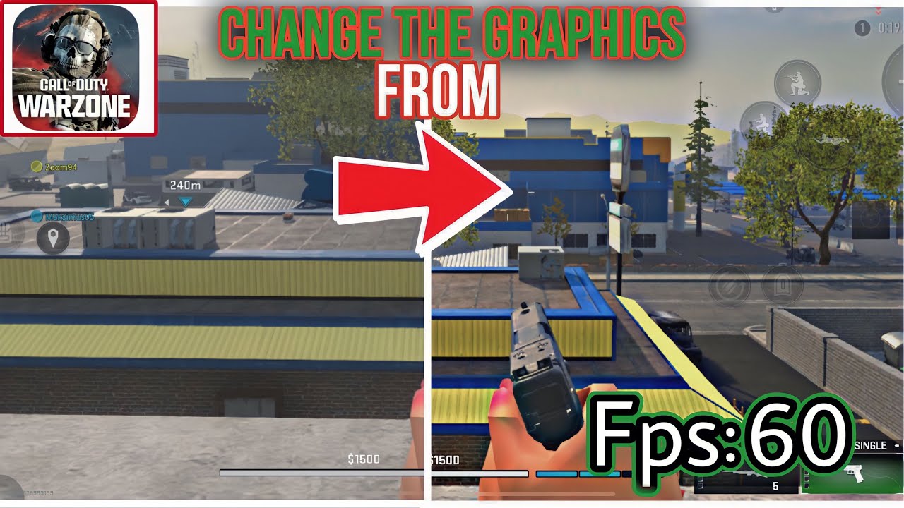 How To Change Graphics & 60 FPS On Warzone Mobile - YouTube