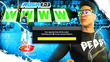 WINNING *NEW* RUSH 3v3 EVENT IN NBA 2K21! BEST PAINT BEAST BUILD WINS RUSH EVENT NBA 2K21!