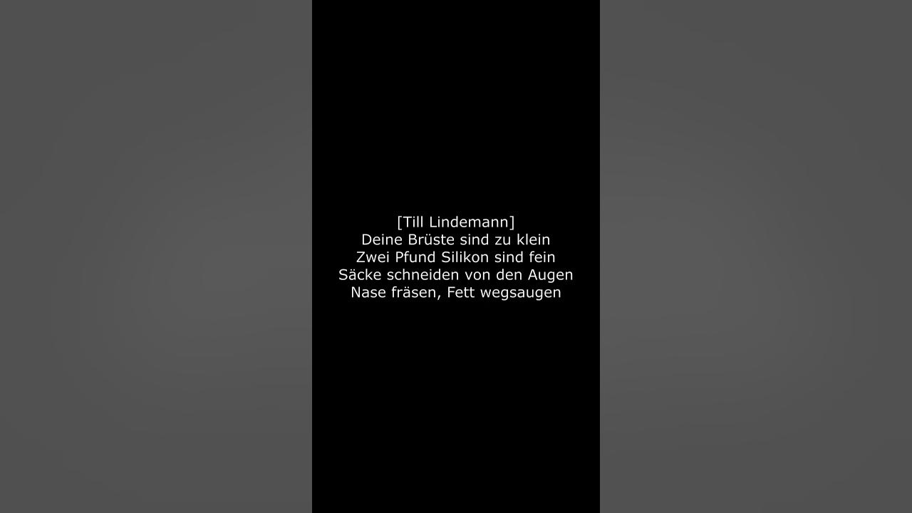 Rammstein Zick Zack Lyrics 1 rammstein rammsteinfan daily fanmade rockstar lyrics YouTube