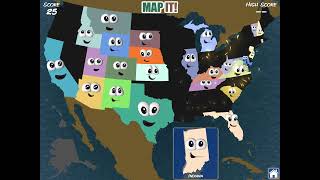 Stack the States 2 perfect Map It speedrun (1 minute, 3 seconds) (80 points) (no strikes) Net Worth