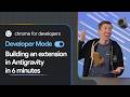 Building an extension in Antigravity in 6 minutes
