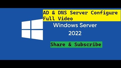 How to configure AD & DNS Windows Server 2022  | Windows Server | Bangla Tutorials | IT Support BD