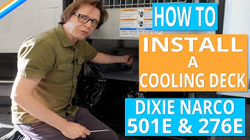 Dixie Narco 501E & 276E Drink Vending Machine Cooling Deck Install - Vending Machine Repair