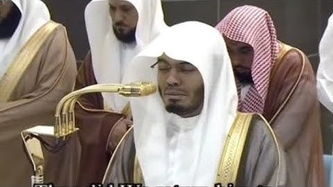 فضيلة الشيخ د. ياسر الدوسري يبكي ويبكي المصلين بتلاوة تفيض خشوعاً وتأثراً من سورة القصص