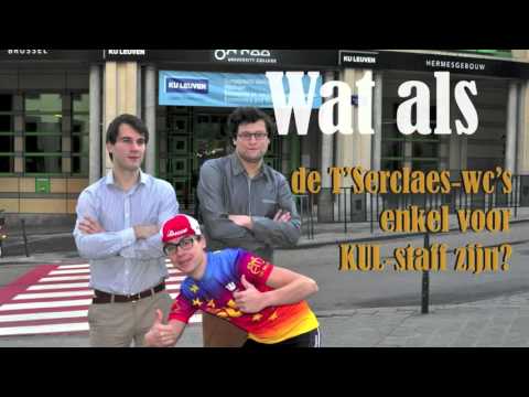 Wat als de T'Serclaes-wc's enkel voor KU Leuven staff zijn?