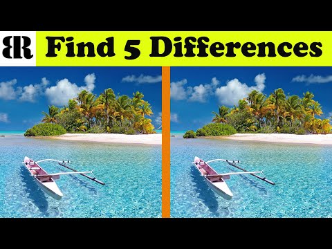 Find The Difference | Spot 5 Differences | Very Hard - Only Geniuses Find ALL | 10 Rounds | Holiday