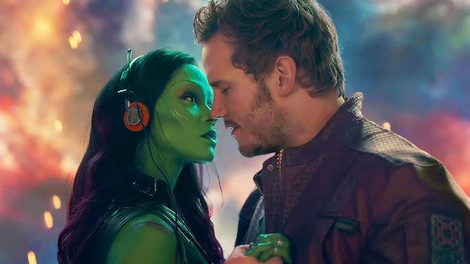 Star Lord And Gamora From Guardians of the Galaxy Enter Marvel