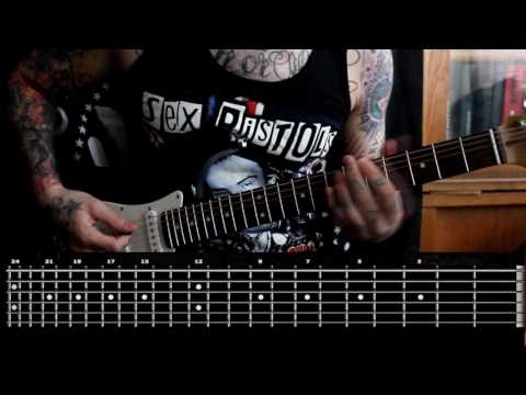 Sasha Rock'n'Roll guitar lessons - Sid Vicious (Somethin' Else, Eddie Cochran cover) видео урок №11