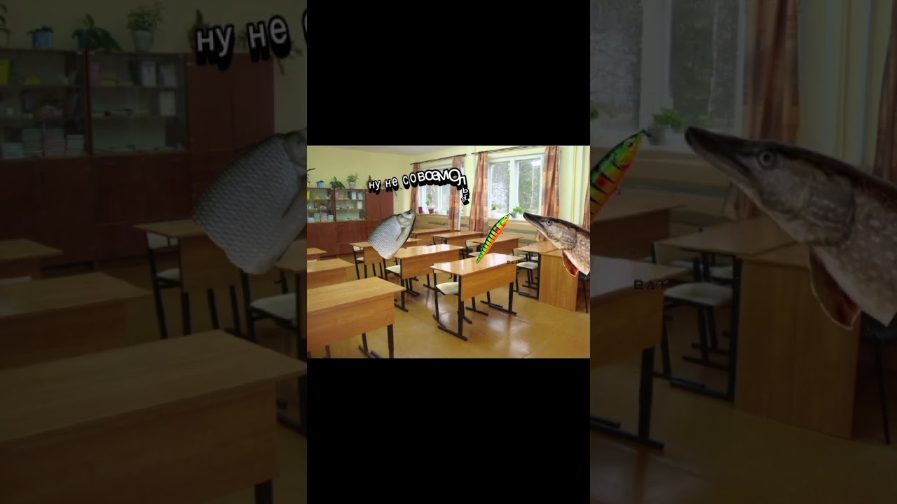 Воблер обманул училку😵 