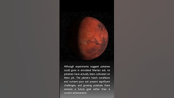Can potatoes be grown on Mars? #mars  #scientist #space #universe #potato #science #astronomy