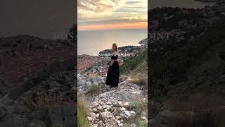 The Best Sunset Viewpoint in Dubrovnik #shorts