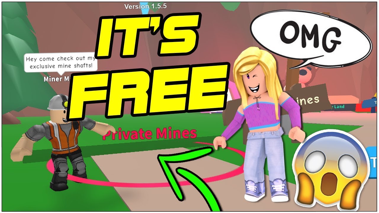 How To Get A Free Private Mine In Roblox Mining Simulator Youtube - down the mine roblox login in for free
