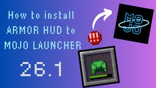 How to install Armor Hud to Mojo Launcher, Easy Totural #minecraft #mojolauncher #armorhud