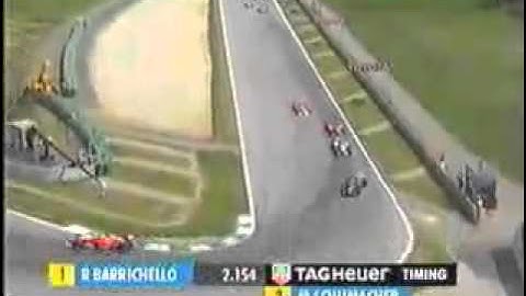 F1 Austria 2002   Heidfeld & Sato Crash