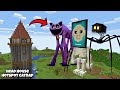 SURVIVED FROM PORT HOSTPOT CATNAP HEAD HOUSE ARRIVAL In Minecraft - Gameplay - Coffine Meme