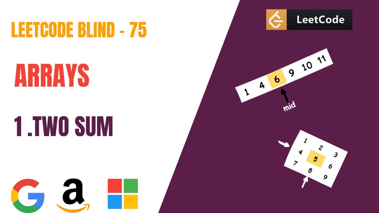 Blind-75 - Two Sum - YouTube