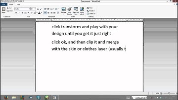 Adding Clothing Pattern/Tattoo