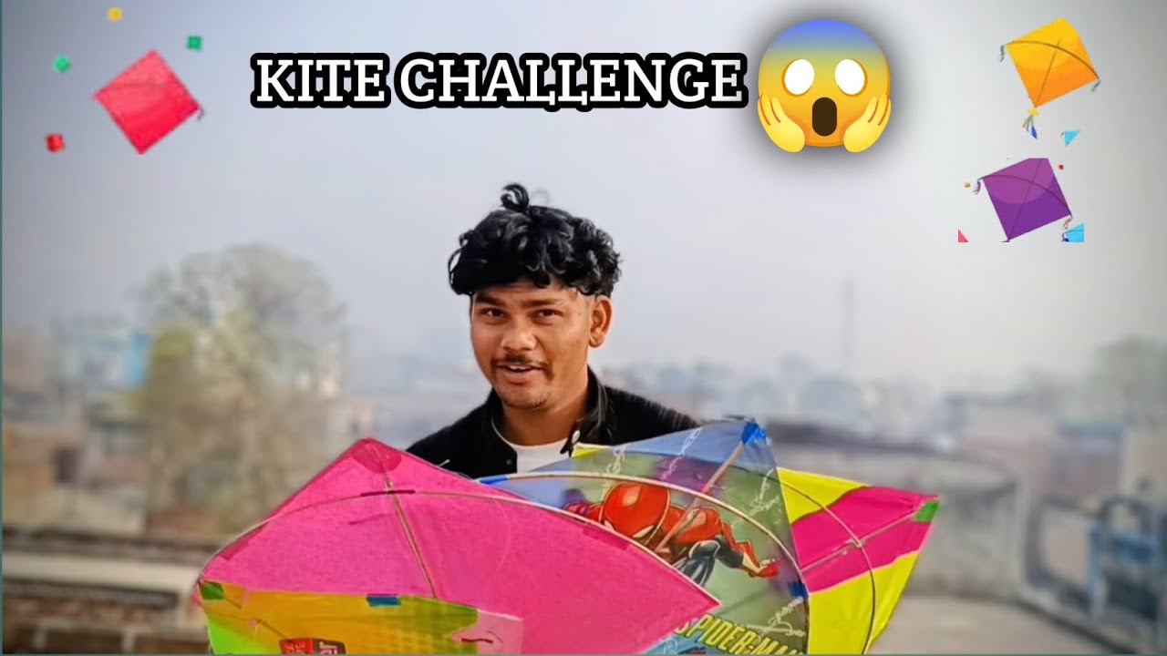 चैलेंज 4 पतंग| पतंग को काटना| 💯❤पतंग को उड़ाना ओर 🪁 सबसे लंबी पतंग उड़ाना #Kiteflying #PatangBaazi