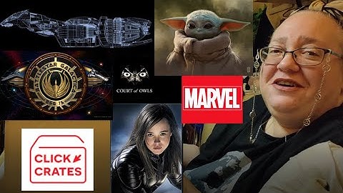 Classic Click Crates December 2023 Unboxing - Monthly Geeky Mystery Subscription Box - Star Wars QMx