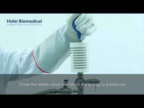 Hand squeezed liquid nitrogen pump operation instructions
