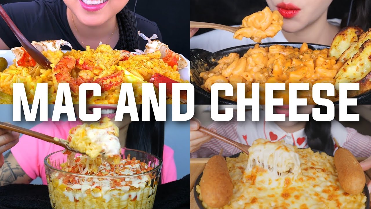 ASMR Mac and Cheese MUKBANG COMPILATION pt.2