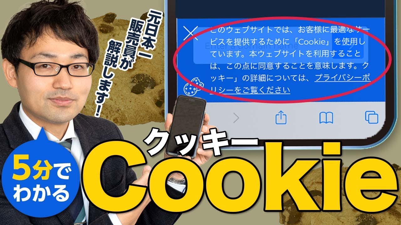 スマホに表示されるクッキーとは 元日本一販売員が解説 Youtube