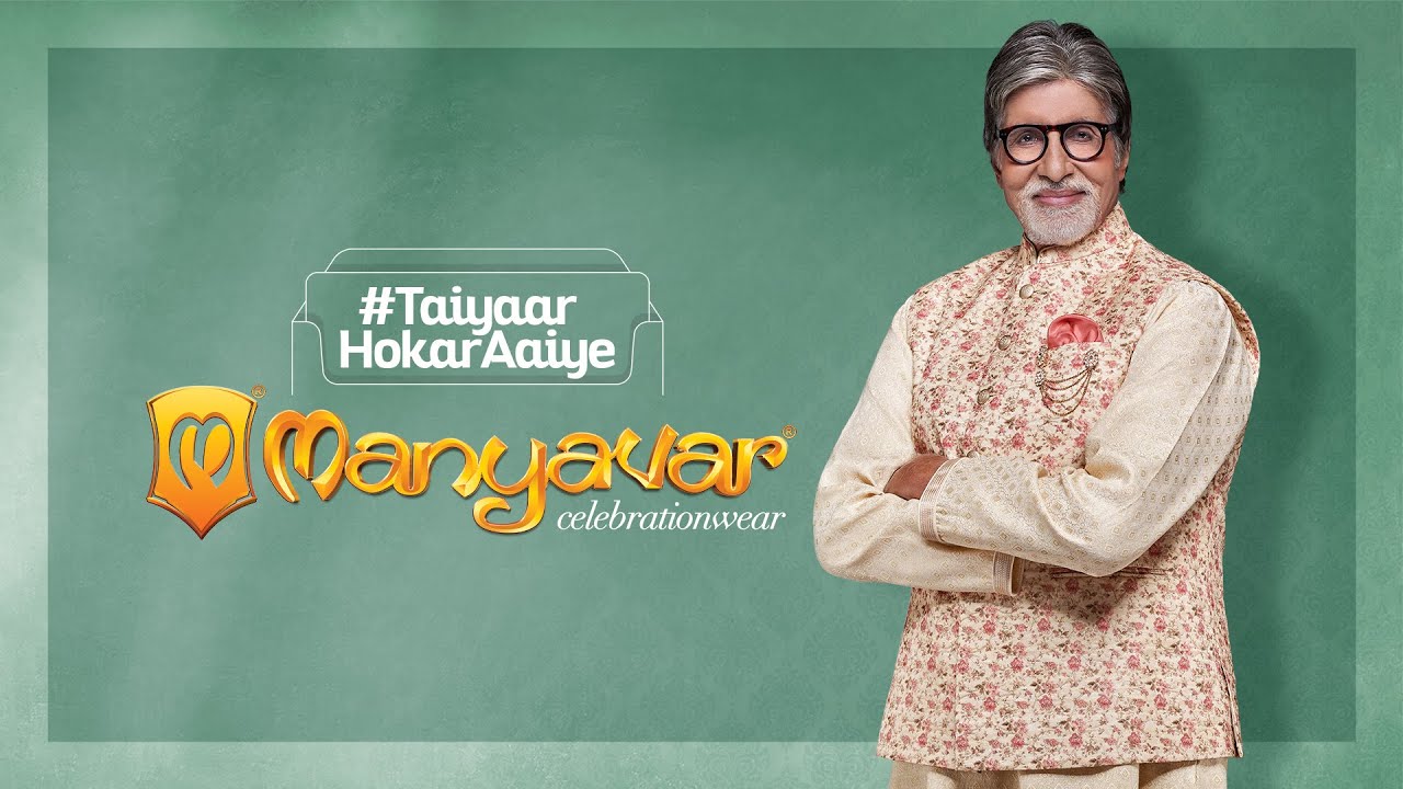 Ranveer Singh (in Manyavar ad) to someone wearing suit: Taiyaar