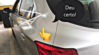 Como tirar amassado da lataria do carro.