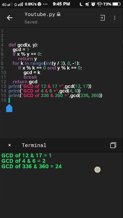 Python - GCD Of Two Numbers || Python Programming For Beginners ...
