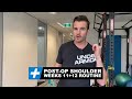 Post-op Shoulder - Weeks 11+12 Routine | Tim Keeley | Physio REHAB