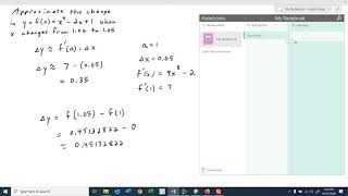 Math 2413 Sec 4.6 (part 2) The Differential Change in y