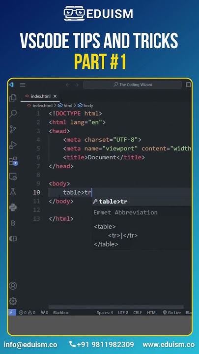 VS Code tips and tricks (Part - 1) #vscode #datascience #dataanalytics ...