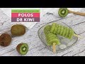 POLOS DE KIWI | Paletas naturales de kiwi | Helado de kiwi natural