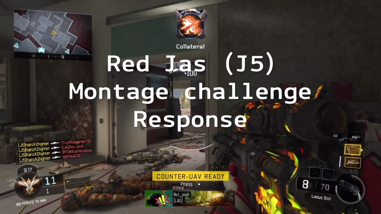 Red Jas 5k montage challenge response 