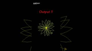 🌺 Beautiful Flower Design using Python Turtle | Creative Coding for Beginners