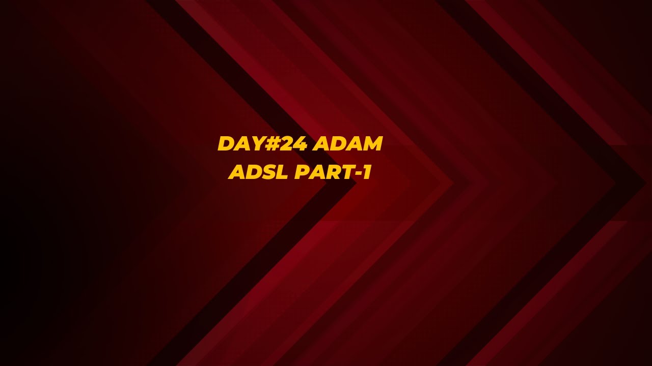 ДЕНЬ №24 ADaM ADSL ЧАСТЬ 1 ОНКОЛОГИЯ