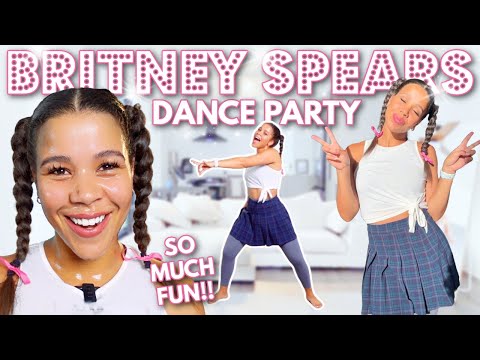 Britney Spears Cardio Dance Party | Intense Full Body Workout | growwithjo