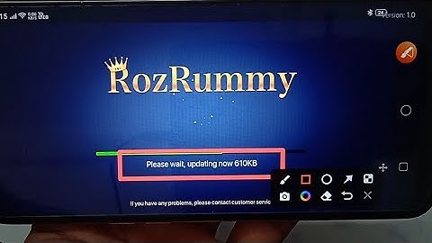 How to fix Please wait, updating now 610KB problem solve in RozRummy