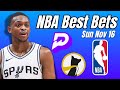 NBA BEST BETS TODAY!! SUNDAY NOVEMBER 16 On PRIZEPICKS and UNDERDOG IN THE NBA 11/16/25