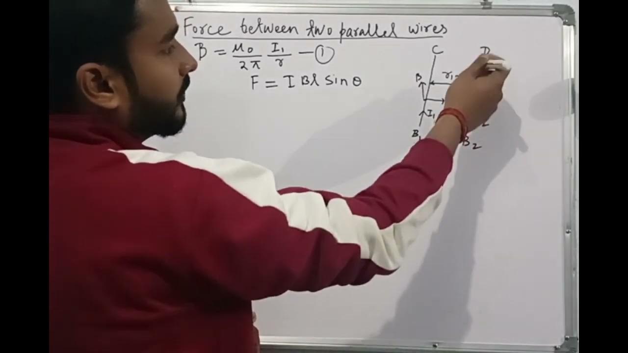 force between parallel wires class 12 physics YouTube
