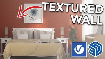 Hoe maak je een textuurmuur in Vray voor Sketchup?