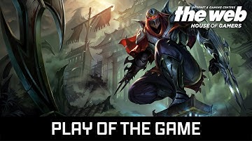 GRE ZedXsmurf - League of Legends Play Of The Game as Zed (Outplay)