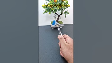 electric toothbrush with DC motor | #dcmotor #dcman #teach #experiment #techexperiments