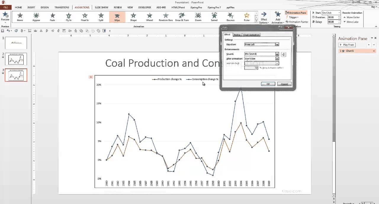 Animate Excel Chart In Powerpoint 2010